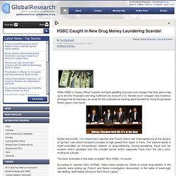 HSBC Caught in New Drug Money Laundering Scandal
