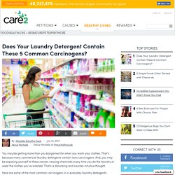 Does Your Laundry Detergent Contain 5 Common Carcinogens