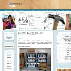 Build a Laundry Basket Dresser