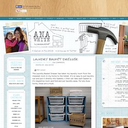 Build a Laundry Basket Dresser