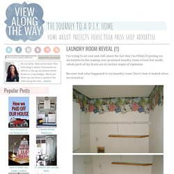 Laundry Room Inspiration: Redecorate a laundry room on a budget