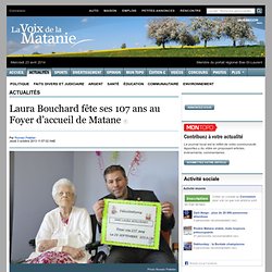 Laura Bouchard fête ses 107 ans