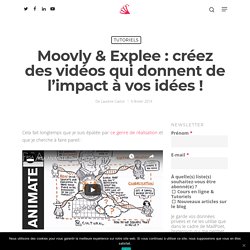 Moovly : créez des vidéos animées « à la RSA animate » !