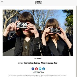 Saint Laurent is Making Film Cameras NowEssential Homme Magazine