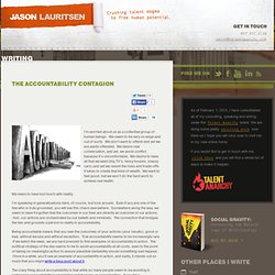 Jason Lauritsen: The Accountability Contagion