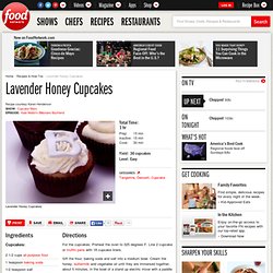 lavender honey cupcakes