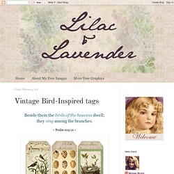 Vintage Bird-Inspired tags