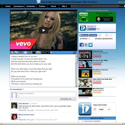 Avril Lavigne - When You're Gone (letra y traducción)