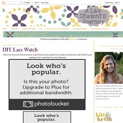 DIY Lace Watch
