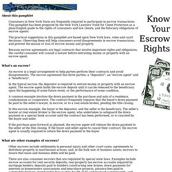 NY LawFund: Know Your Escrow Rights