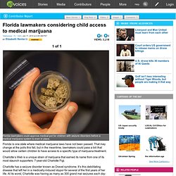 Florida lawmakers considering child access to medical marijuana