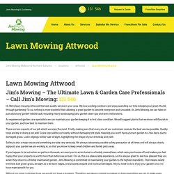 Lawn Mowing Attwood