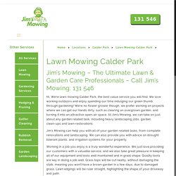 Lawn Mowing Calder Park