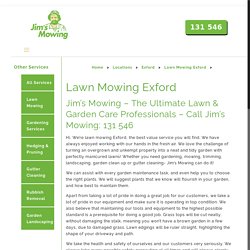 Lawn Mowing Exford