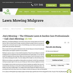 Lawn Mowing Mulgrave
