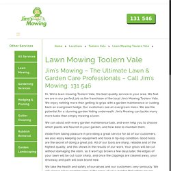 Lawn Mowing Toolern Vale