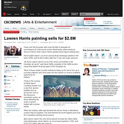 Lawren Harris painting sells for $2.8M - Arts & Entertainment