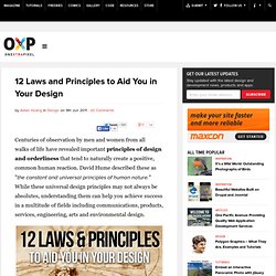12 Laws and Principles to Aid You in Your Design