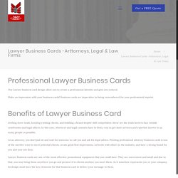Lawyer Business Card - Attorneys, Legal & Law Firms Business Cards