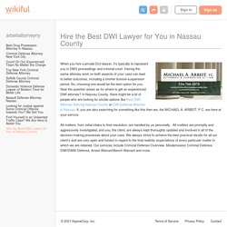 DWI Defense Attorney in Nassau