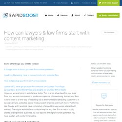 Is Content Marketing Beneficial for Law Firm in Edmonton?