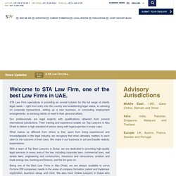 Lawyers in Abu Dhabi & Sharjah, UAE