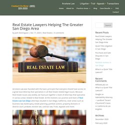 Real Estate Law San Diego