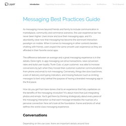Messaging Best Practices Guide