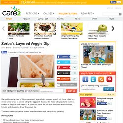 Zorba’s Layered Veggie Dip