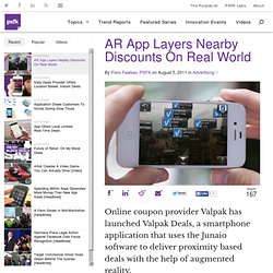 AR App Layers Nearby Discounts On Real World