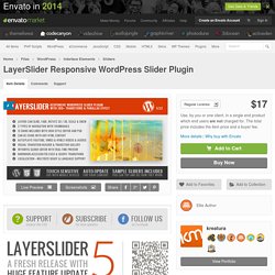 Plugins - LayerSlider WP - The WordPress Parallax Slider