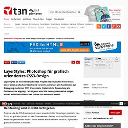 LayerStyles: Photoshop für grafisch orientiertes CSS3-Design