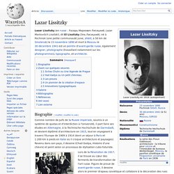 Lazar Lissitzky