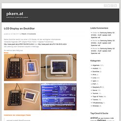 LCD Display an DockStar