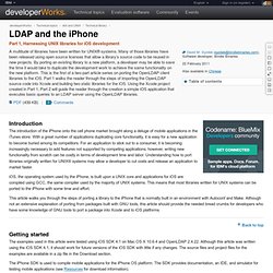 LDAP and the iPhone