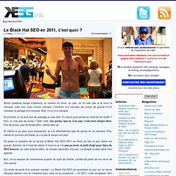 Le Black Hat SEO 2011, c'est comme le casino