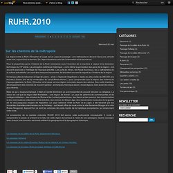 Le blog de RUHR.2010