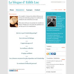 Edith Luc's Blog, Le blogue » Ressources