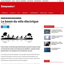 Le boom du vélo électrique