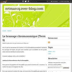 Le brassage chromosomique (Term S)
