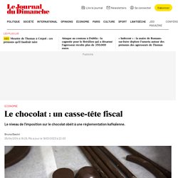 Le chocolat : un casse-tête fiscal