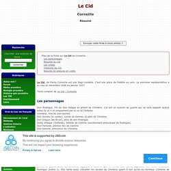 Le Cid - Corneille - Résumé