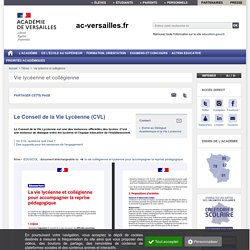 Le Conseil de la Vie Lycéenne (C.V.L.)