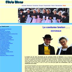 Costume breton-site filets bleus
