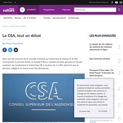 Le CSA, tout un débat