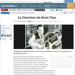 Le Déserteur de Boris Vian