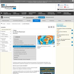 Le droit d'Internet - Internet dans le monde