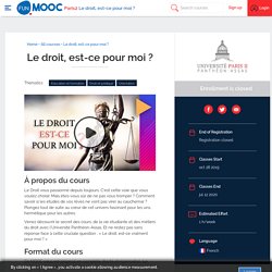 Le droit, est-ce pour moi ?