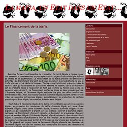 Le Financement de la Mafia - La mafia, un Etat dans un Etat ...