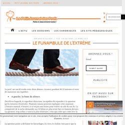 Le funambule de l'extrême